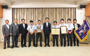 ゴルフ部表敬訪問